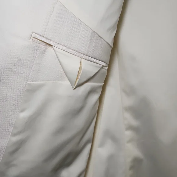 Express Men's Cream Blazer - Picture 7 of 7